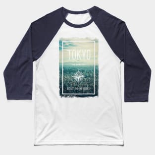 Tokyo, Japan, the Anime city Baseball T-Shirt